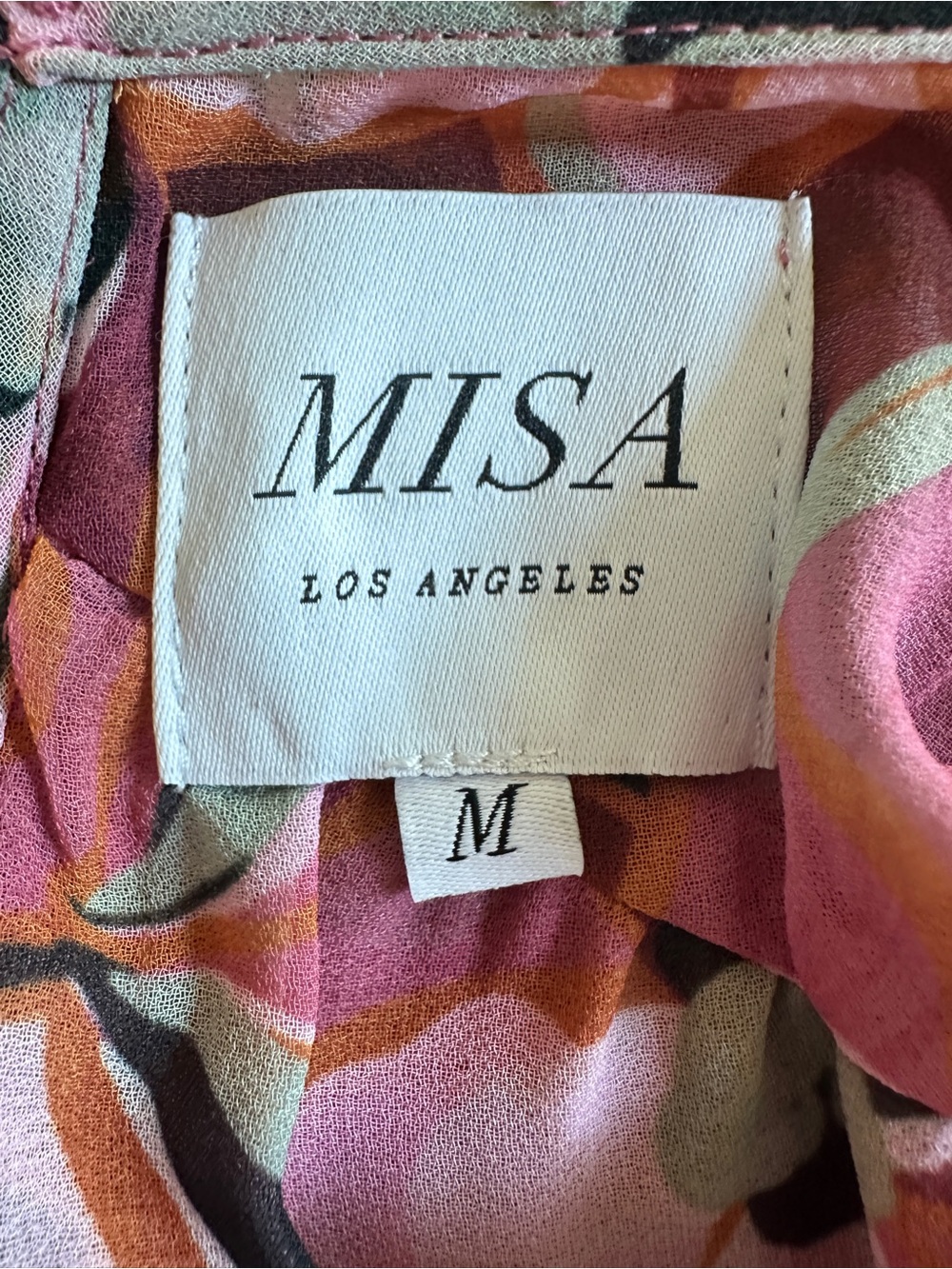 Misa Los Angeles Floral Pink Ruffled Maxi Dress - Picture 6 of 6
